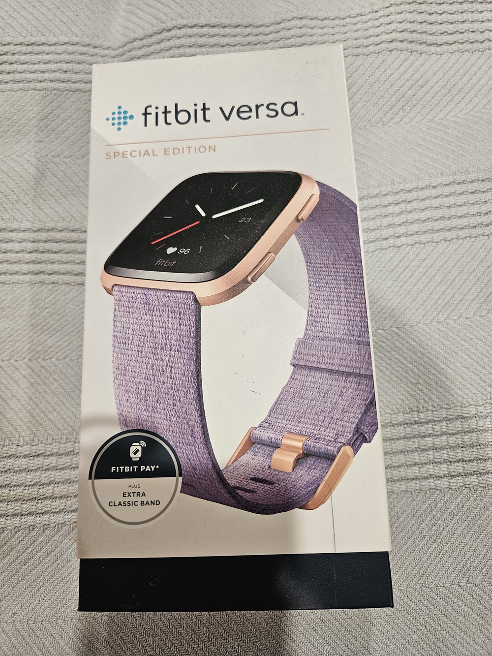 Fitbit Versa Special Edition Smartwatch - Lavender